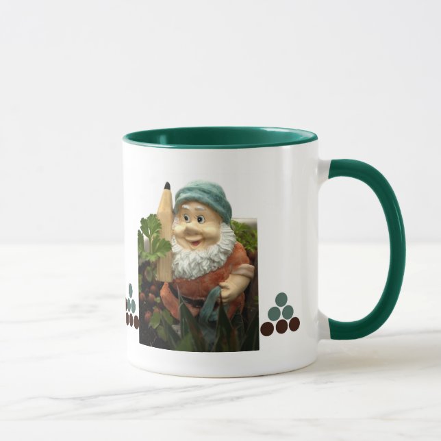 Caneca Doodlethumb o gnomo do jardim (Direita)