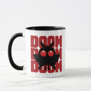 Caneca DOOM DOOM DOOM Kawaii Mothman Críptido