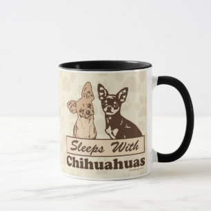 Caneca Dorme com Chihuahuas