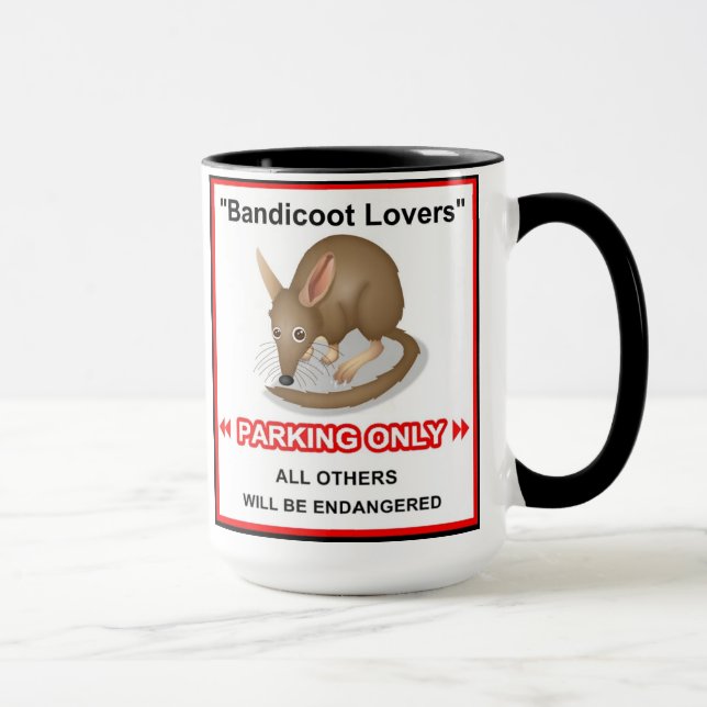 Caneca dos amantes do Bandicoot (Direita)