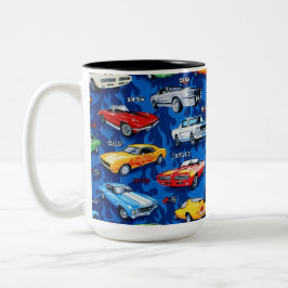 Caneca dos amantes do carro dos clássicos do carro