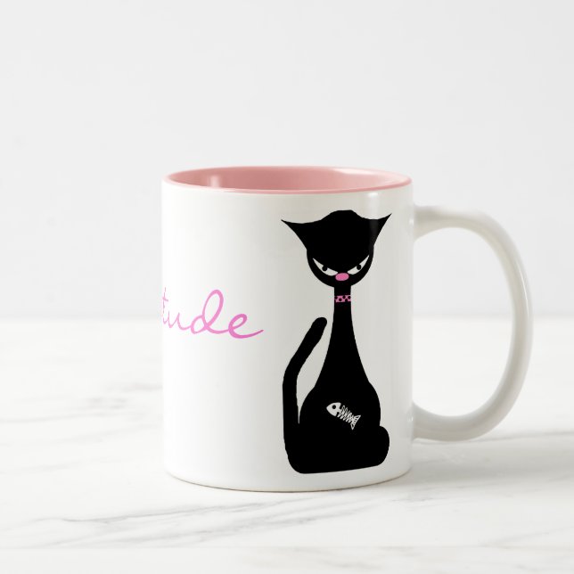 Caneca dos amantes do gato de Cattitude (Direita)