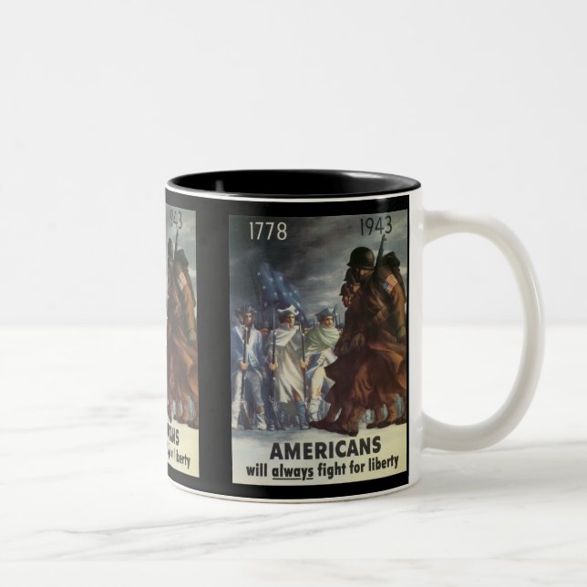 Caneca dos americanos - Primeira Guerra Mundial (Direita)