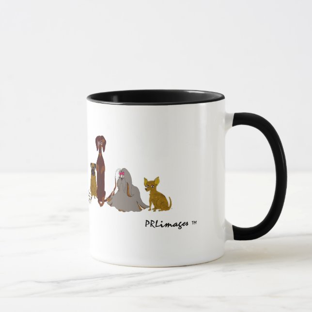 Caneca dos cachorrinhos em seguido (Direita)