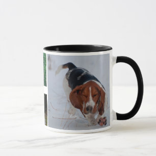Caneca dos cães de Basset