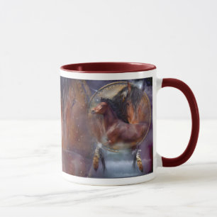 Caneca dos cavalos do espírito