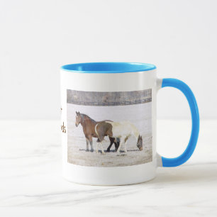 Caneca dos cavalos dos melhores amigos