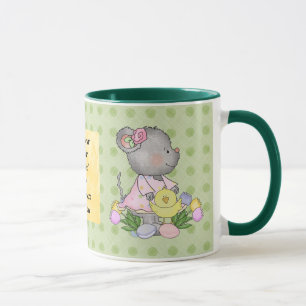 Caneca dos cumprimentos da páscoa