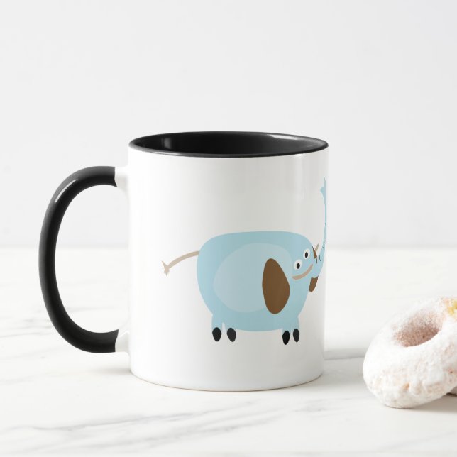 caneca dos desenhos animados (Com Donut)