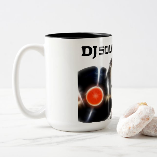 Caneca dos efeitos sadios do DJ (Com Donut)