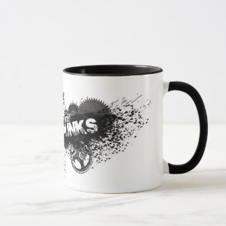 Caneca dos escritores da engrenagem