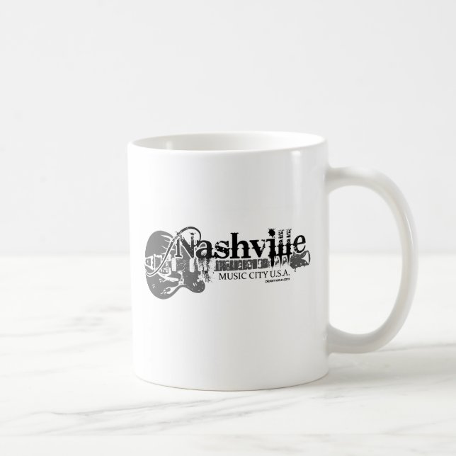 Caneca dos EUA da cidade da música de Nashville (Direita)