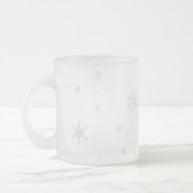 Caneca dos flocos de neve