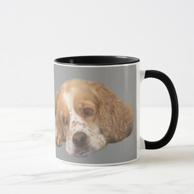 Caneca dos Freckles de cocker spaniel (Direita)