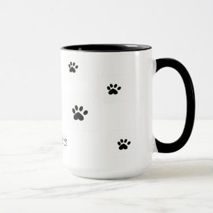 Caneca dos gatos do amor