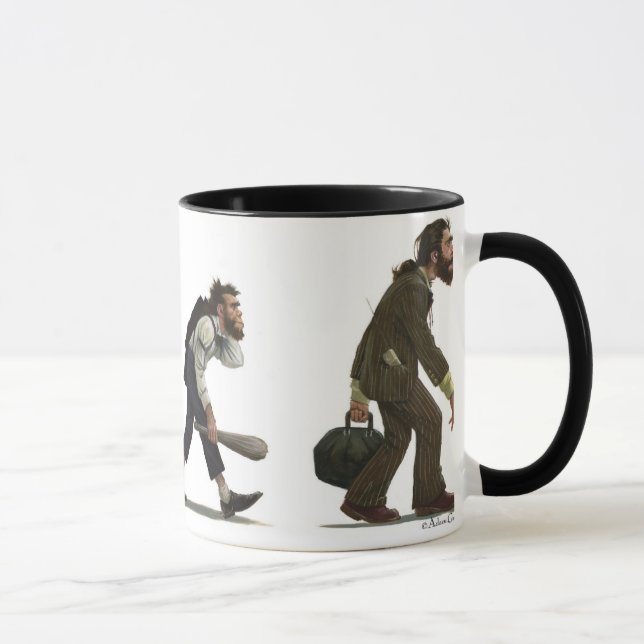 Caneca dos homens das cavernas (Direita)