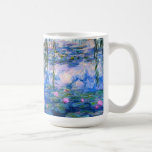 Caneca dos lírios de água de Monet<br><div class="desc">Caneca dos lírios de água de Monet. Pintura a óleo em canvas desde 1916. Monet pintou sua lagoa famosa do lírio de água obsessiva durante os anos finais de sua carreira, seleccionando a inspiração da luz do sol e seu efeito de deslocamento na água e as flores e a folha...</div>