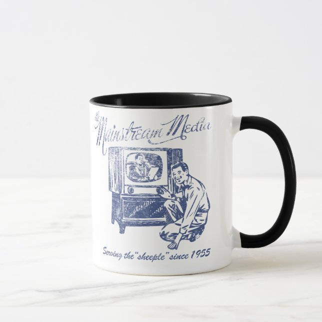 Caneca dos meios do grosso da população (Direita)