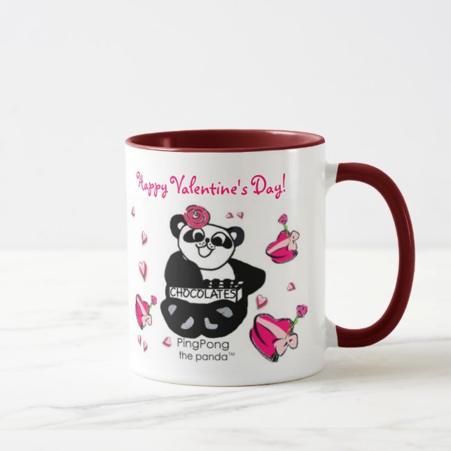 Caneca dos namorados da PANDA do DOCINHO (Direita)