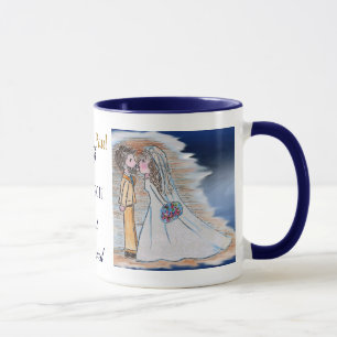 Caneca dos noivos de JustMarried