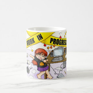 Caneca dos trabalhos em curso