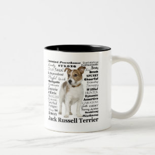 Caneca dos traços de Jack Russell