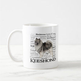 Caneca dos traços do Keeshond
