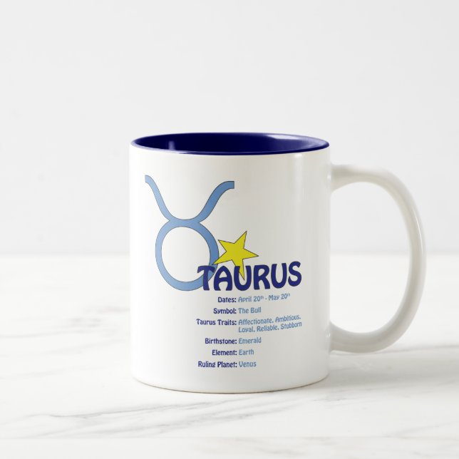 Caneca dos traços do Taurus (Direita)