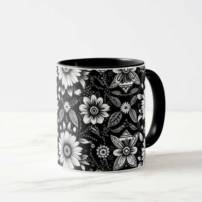 Caneca Dose de Margarida B&W  (Frente Esquerda)