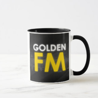 Caneca dourada de FM