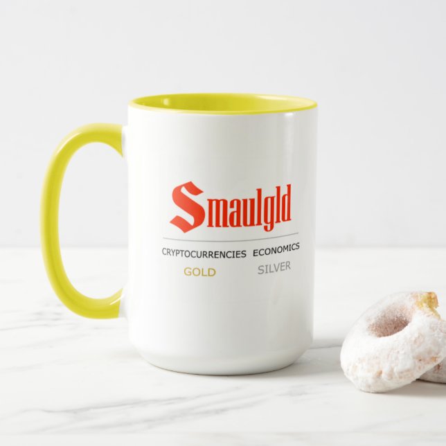 Caneca Dourado de Smaulgld do cambiador do jogo (Com Donut)