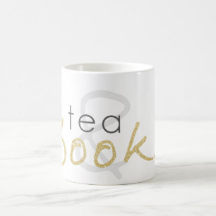 Caneca Dourado do chá da faísca e de café dos