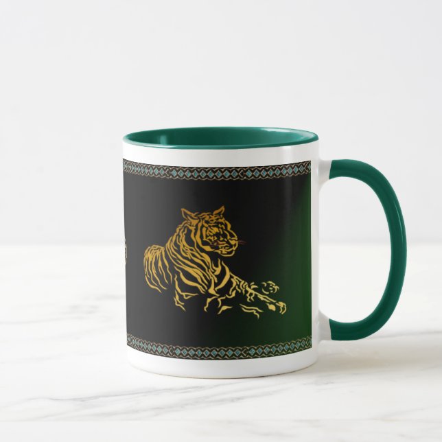 Caneca Dourado do tigre (Direita)