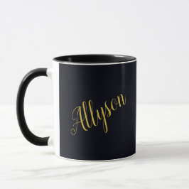 Caneca Dourado glamour personalizado