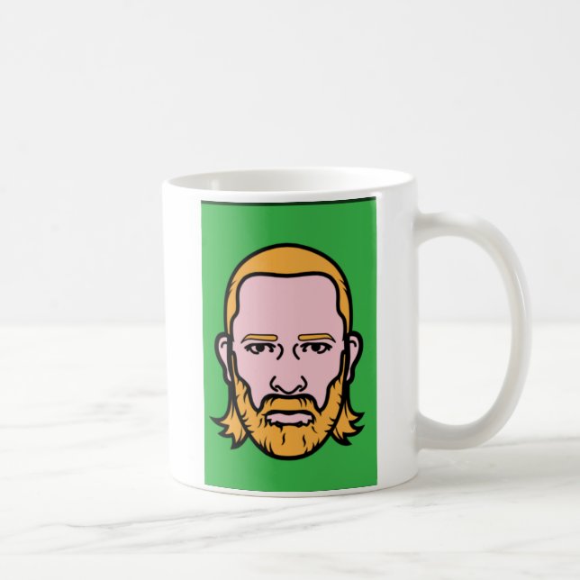Caneca Dourado oficial da barba (logotipo lateral) (Direita)