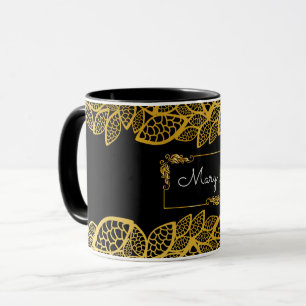 Caneca Dourado seu nome
