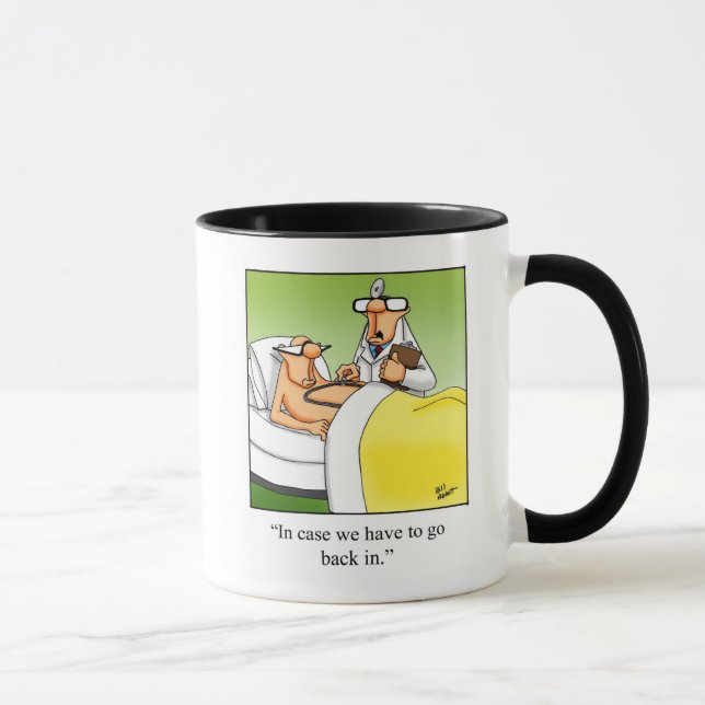 Caneca Doutor Engraçado/Humor Médico (Direita)