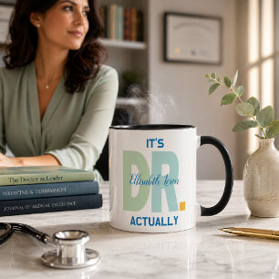 Caneca Doutora Personalizada PhD Graduação