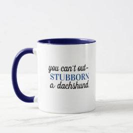 Caneca Doxie você não pode expulsar o café Dachshund Mug