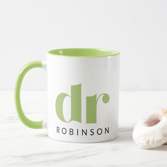 Caneca dr [Nome personalizado] (Com Donut)