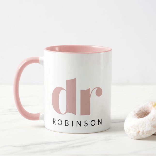 Caneca dr [Nome personalizado] (Com Donut)
