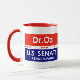 Caneca Dr. Oz Senado dos EUA, Pensilvânia