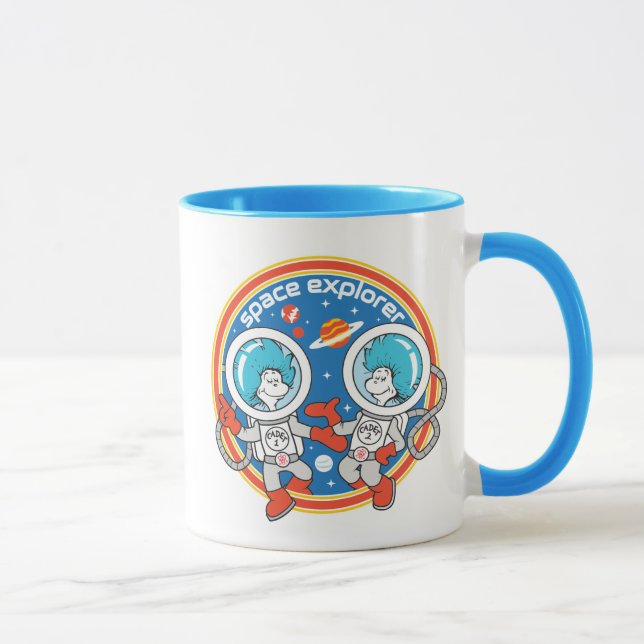 Caneca Dr. Seuss | Cadete Um Explorador de Espaço (Direita)