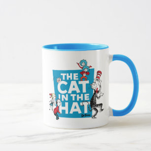 Caneca Dr. Seuss   Cat no logotipo Hat - Caracteres