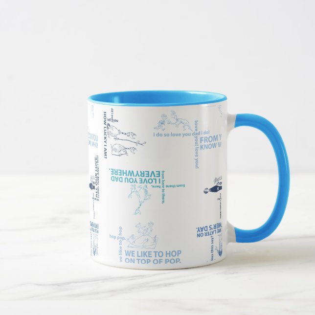 Caneca Dr. Seuss | Citação do Dia dos Pais (Direita)