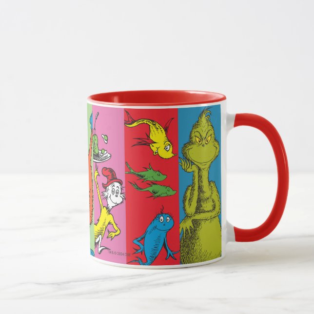 Caneca Dr. Seuss | Fatia de Caracteres (Direita)