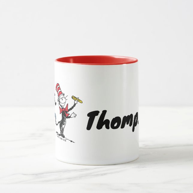 Caneca Dr. Seuss | Gato do nome do chapéu (Centro)