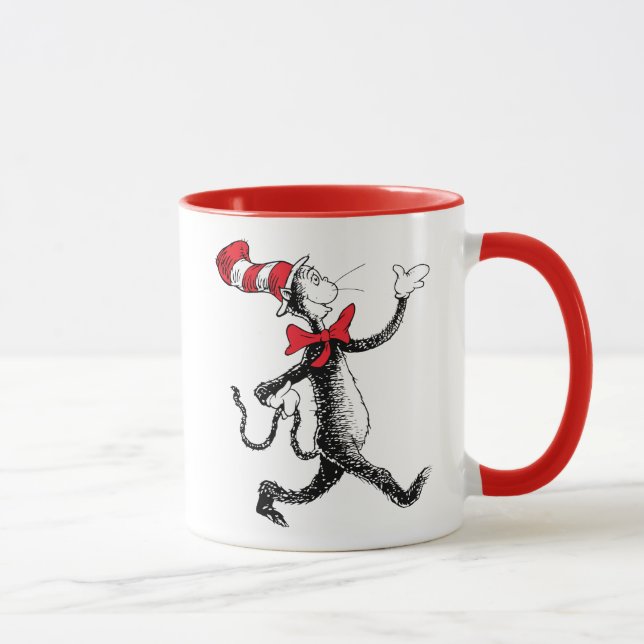 Caneca Dr. Seuss | Gato na Marcha do Chapéu (Direita)