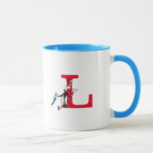 Caneca Dr. Seuss Gato no Chapéu Guarda-Chuva Caminhada Mo