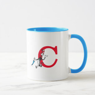 Caneca Dr. Seuss Gato no Chapéu Guarda-Chuva Caminhada Mo